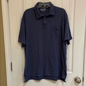 Charleston threads. xXL Men's Blue Polo Shirt